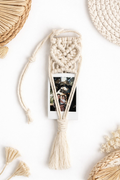 Macramé Porta Polaroid