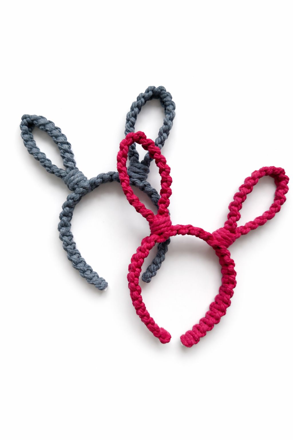 Cintillos de Conejito en Macramé