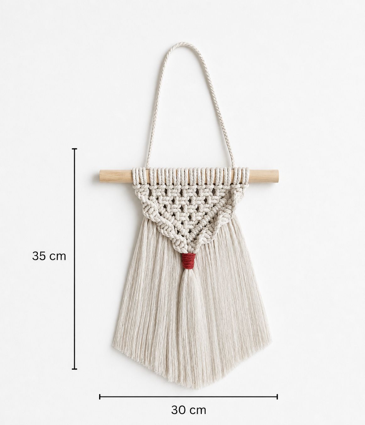 Tapiz decorativo de macramé